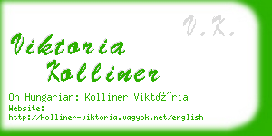 viktoria kolliner business card